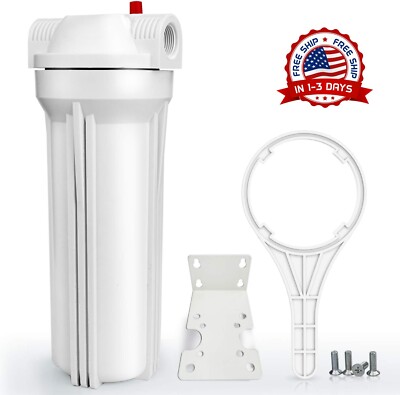 Filtro de agua en línea filtro de sedimentos universal de 10 pulgadas llave NEW