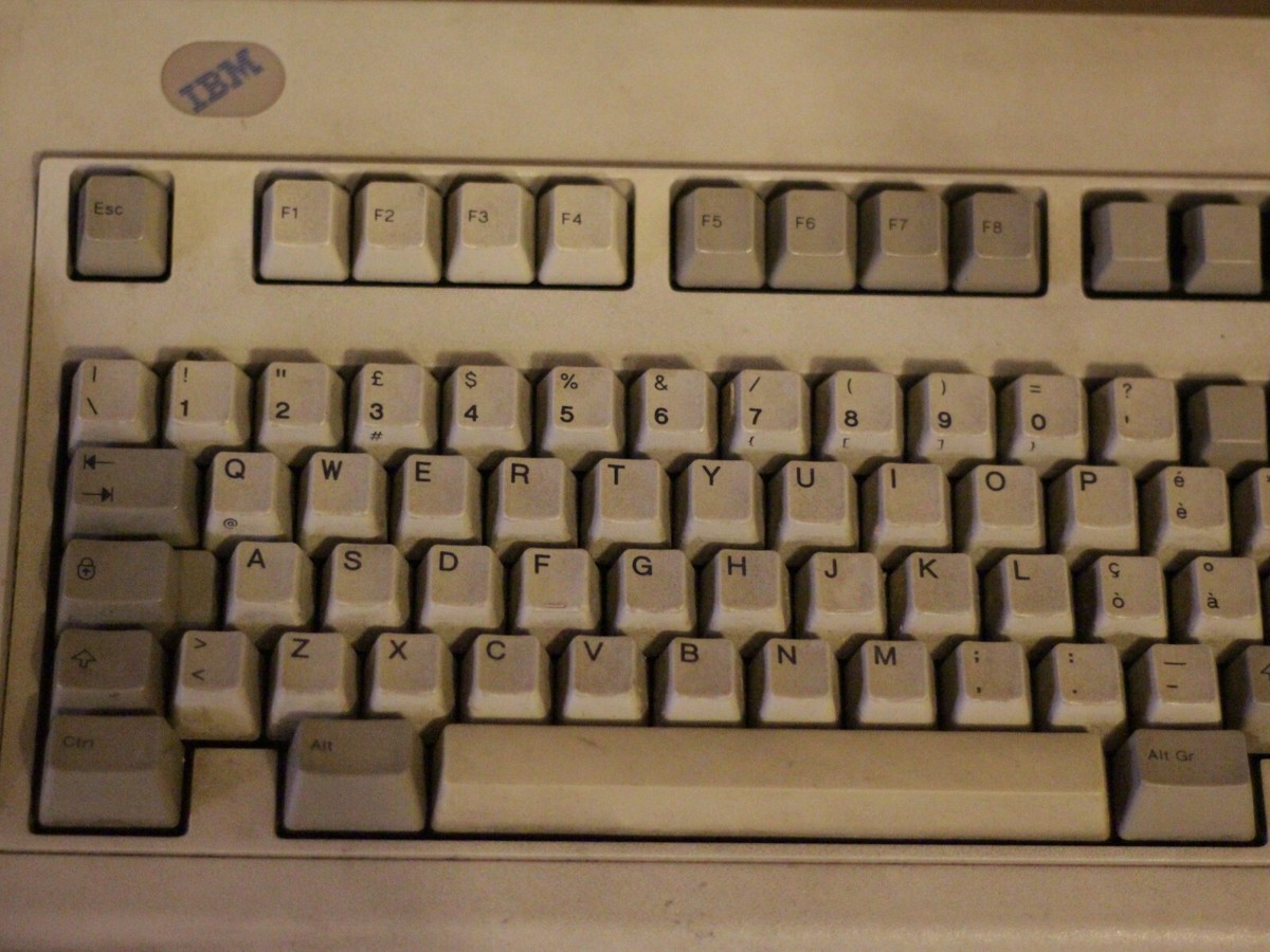 Clavier IBM MODEL M clicky vintage AZERTY FR pour IBM PS