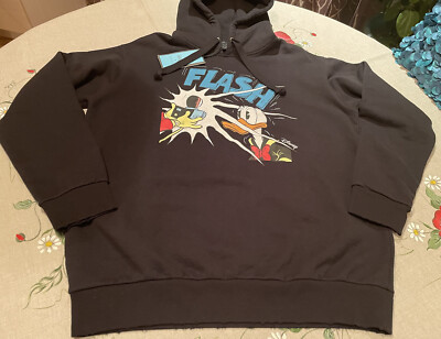 NWT Authentic Gucci X Disney Donald Duck Flash Hoodie Size L/Large