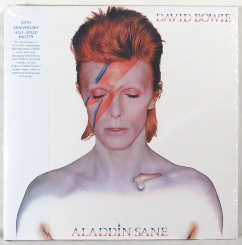 DAVID BOWIE  Aladdin Sane 2023 50th Ann. 1/2 Speed master German press LP Sealed