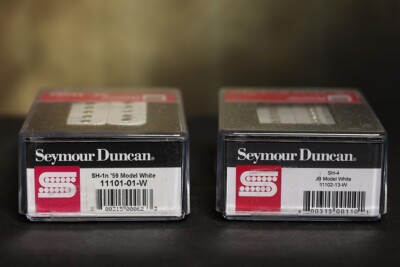 Seymour Duncan SH-4 JB Bridge & SH-1 59 Neck WHITE Humbucker