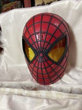 Amazing Spiderman Hasbro Marvel 2012 Lights Talking Mask Costume Cosplay