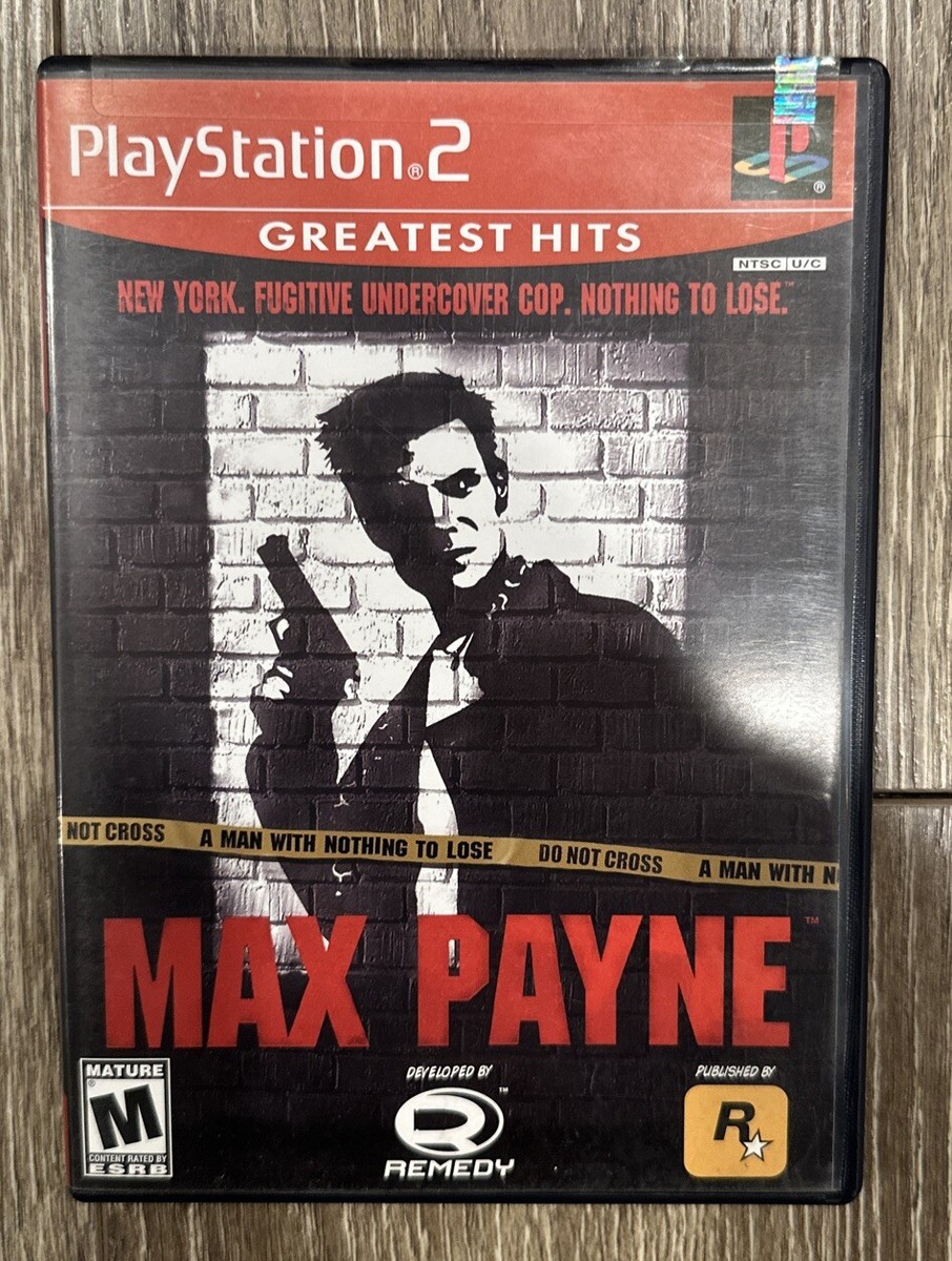 Max Payne [Greatest Hits] Sony PlayStation 2-PS2 Complete With