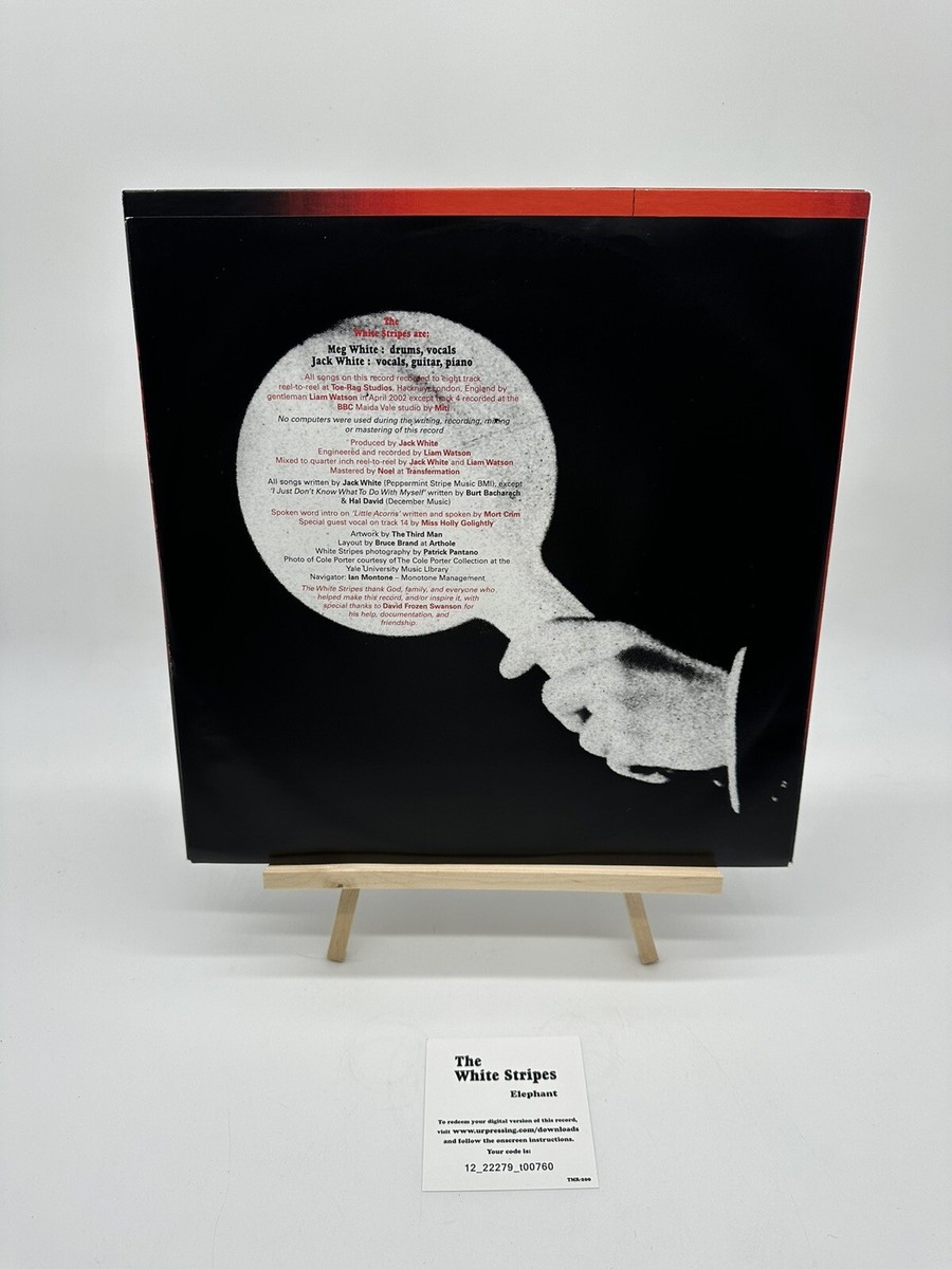 米2discs LP White Stripes Elephant TMR200 Third Man Records /00660 White Stripes: Elephant LP - Listen Records