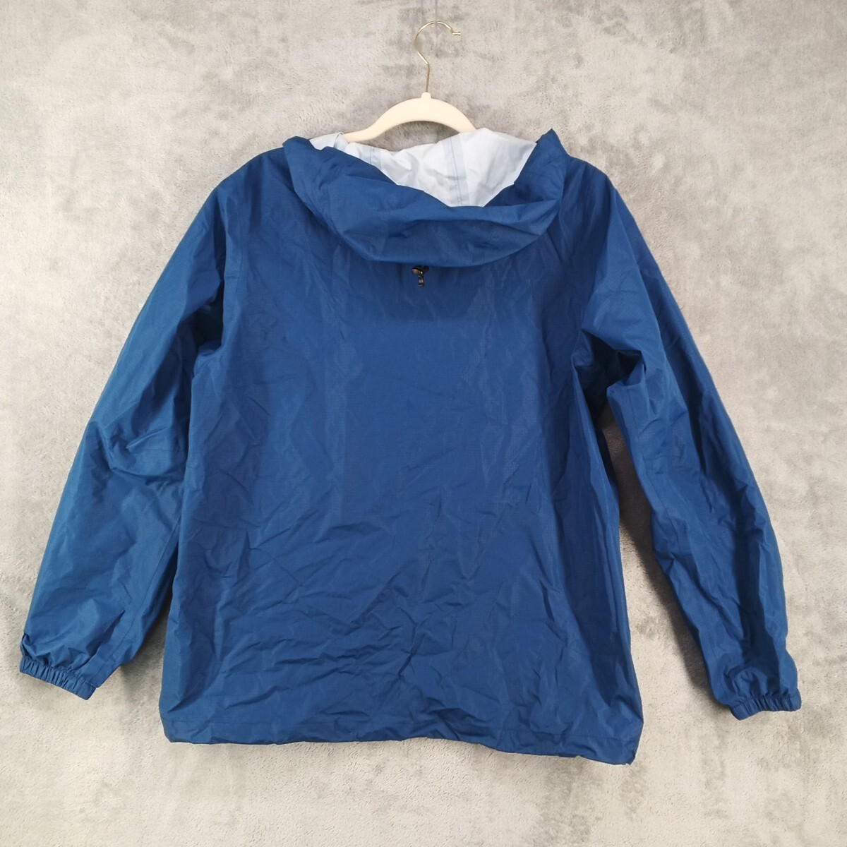 MOXIE Raincoat Windbreaker XS(0-2) Hoodie Pullover Blue