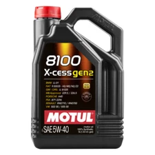 Motul 8100 X-Cess Gen2 5W40 (5 Liter) 109776 - 8100 X-Cess 5W40