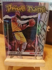 2021-22 Panini NBAHOOPS Basketball LeBron James PRIME TWINE base card # 8
