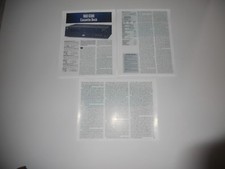 NAD 6300 Audiophile Cassette Deck Review, 3 Pages, 1987, Full Test, Specs