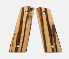 1911 Full Size Grips, Inkberry, Smooth, Mag-Well Bottom