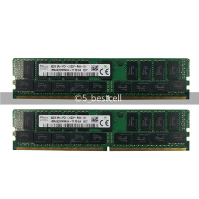 32/64GB 2Rx4 PC4-2133P-R DDR4 2133 2400 2666 2933 3200