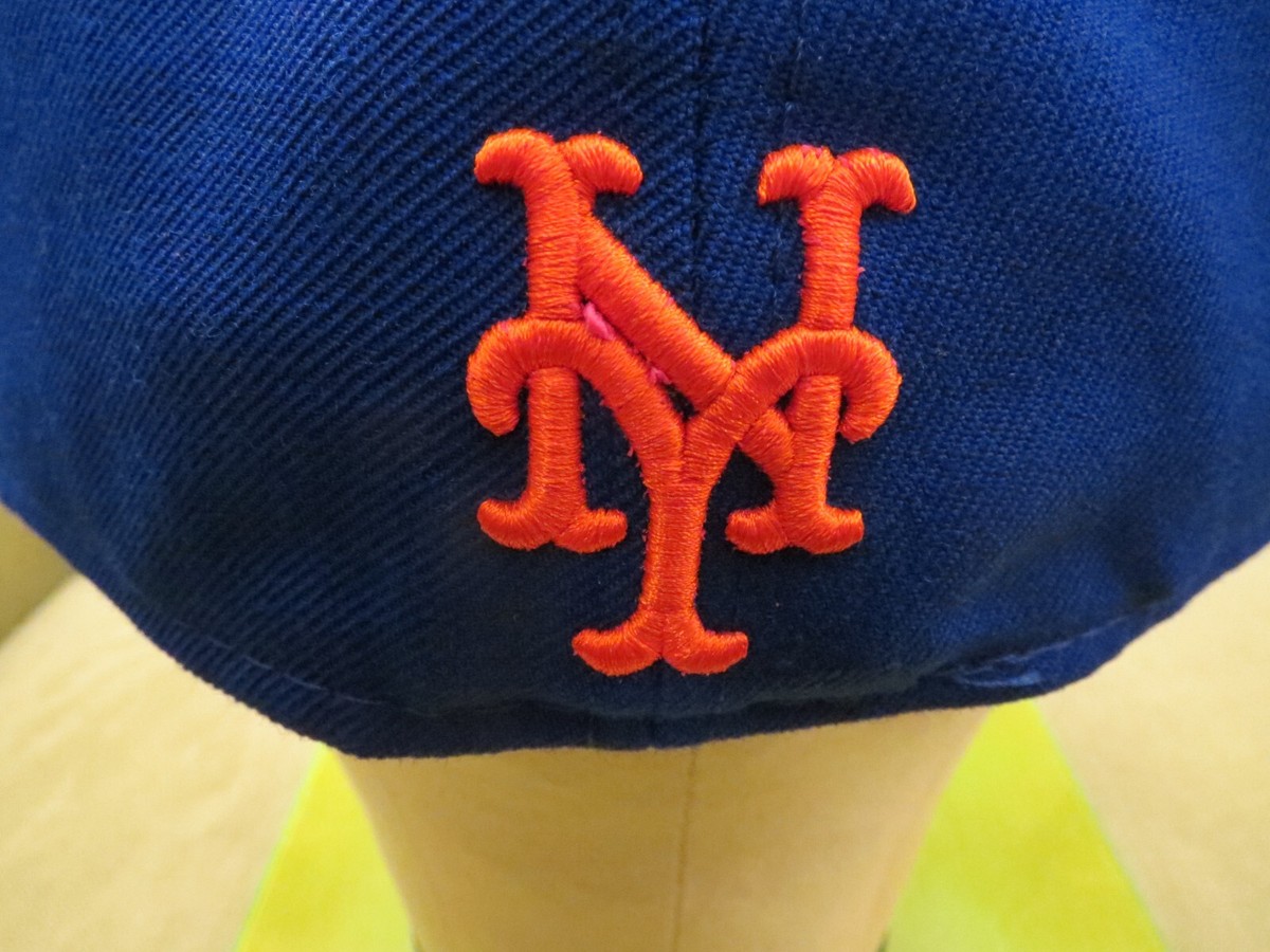 New Era NY Mets Blue Fitted Hat, Mike Piazza Batting #31