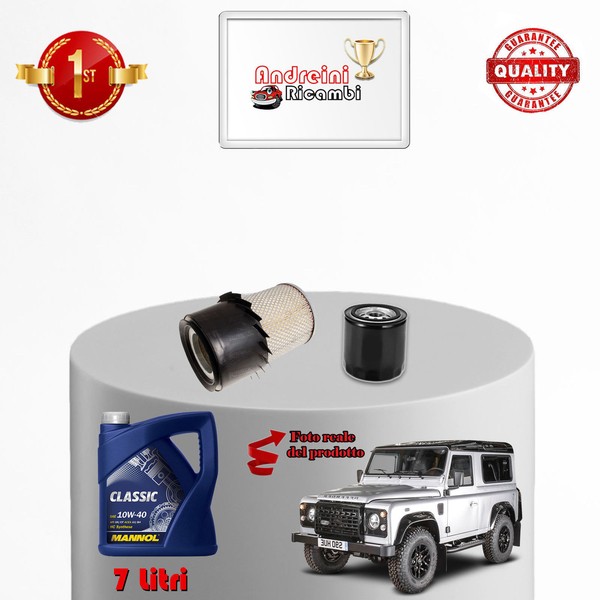 Inspektionskit Filter Und ÖL Land Rover Defender 90/110 2.5 62KW 84CV 1995->-image