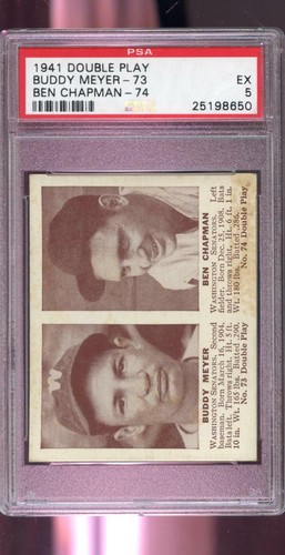Buddy Meyer, Ben Chapman card