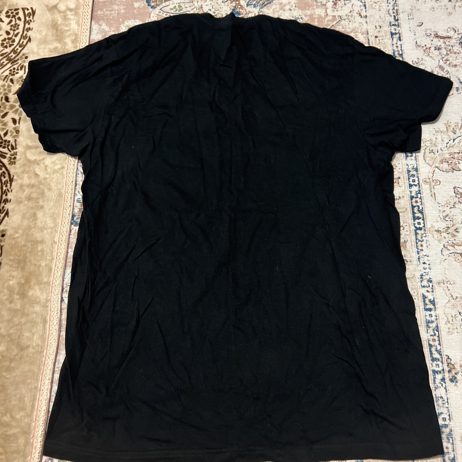 Polo Ralph Lauren t shirt uomo taglia L grande nera scollo a V manica corta logo pony