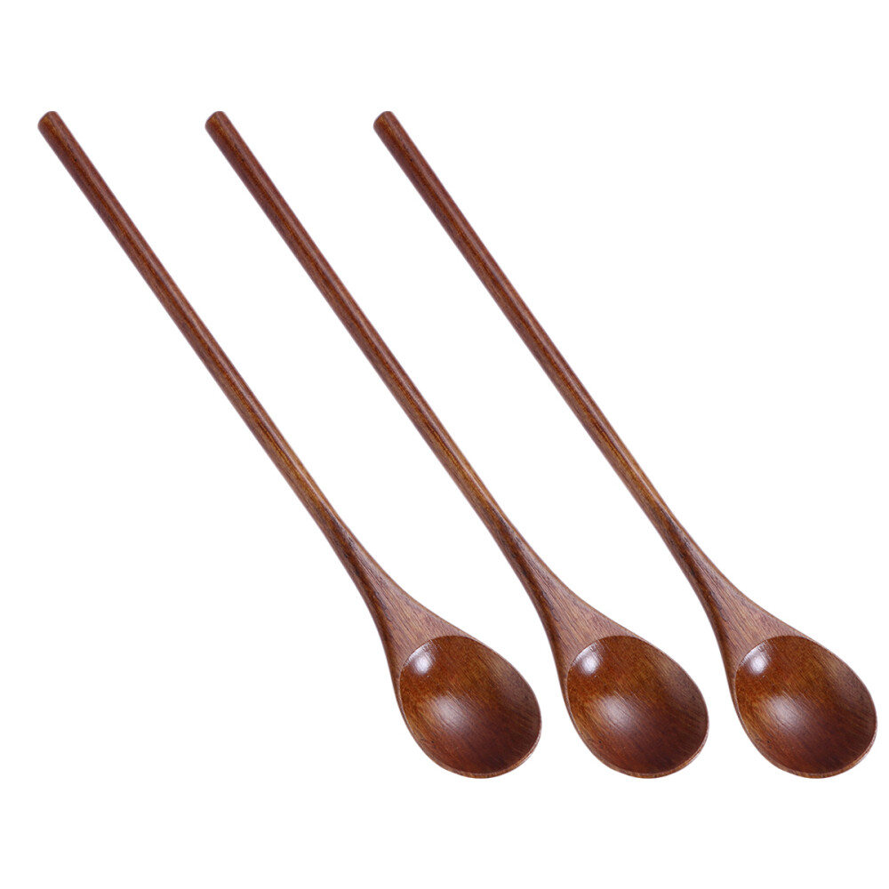 ACZ 9 Inch Bamboo Rice Scoops Paddles Wooden Nonstick Rice Spatula Large Wood Serving Salad Spoons Scooper For Cooking Stirring Soup Sushi Kitchen Utensil Set 3 Pack  2216 P 108405632 - View #11