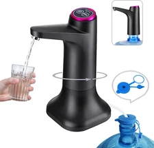 5 Gallon Water Pump Dispenser for Bottle USB Rechargeable Jug Portable Automatic