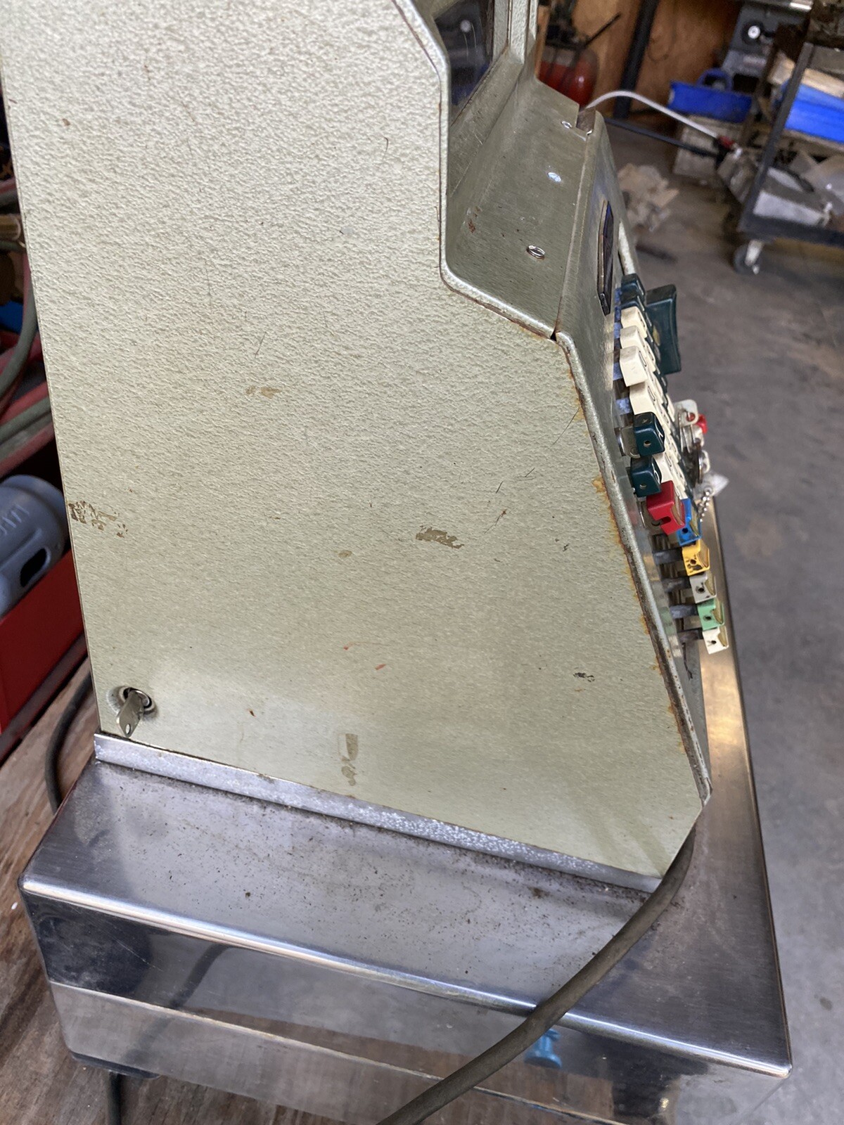 SWEDA 電動レジスタ MODEL46 スウェーデン製/レトロ・ビンテージ グレー系