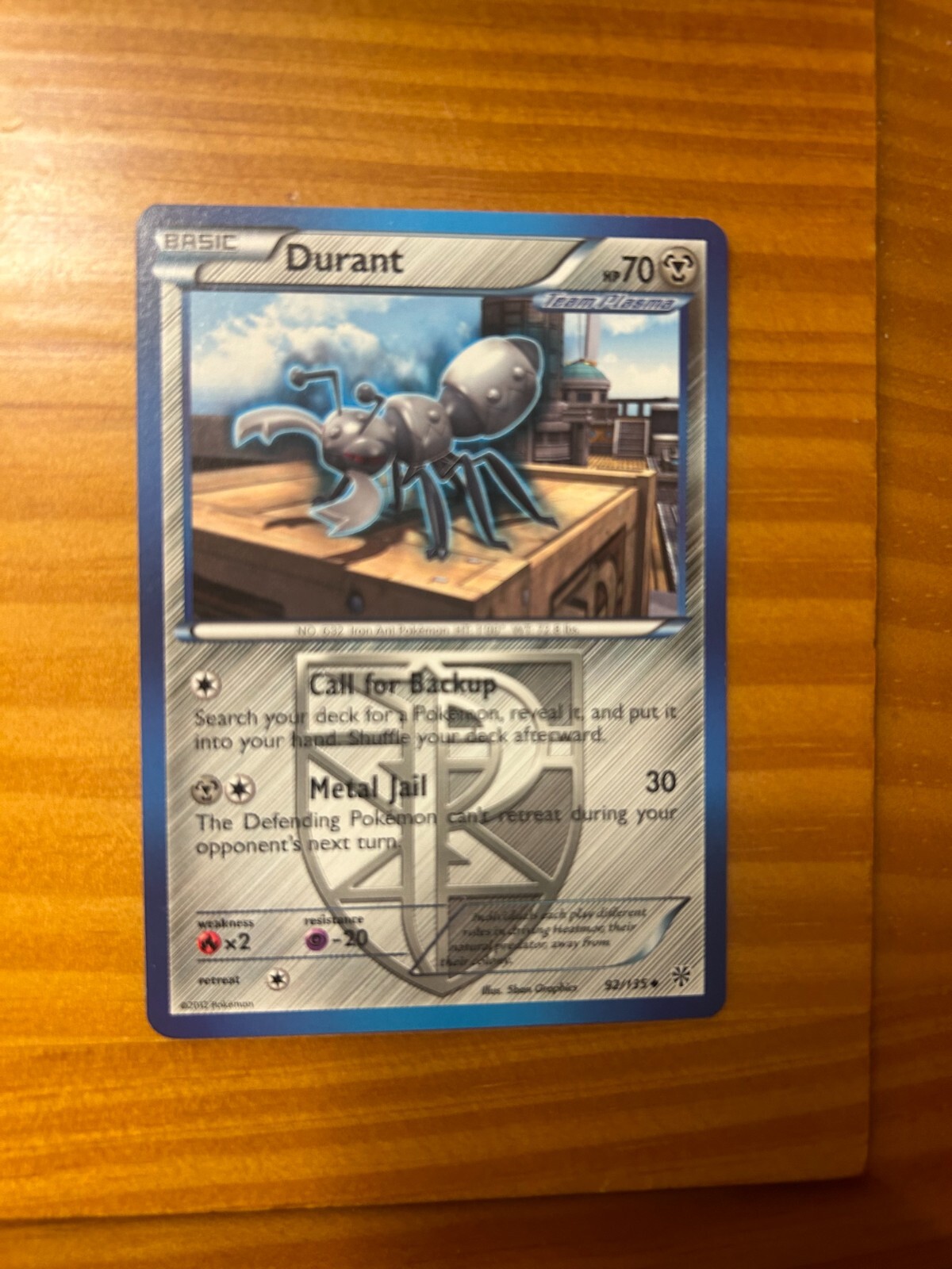 Durant 92/135 - Plasma Storm - Uncommon - Pokemon Card TCG - LP