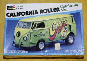 REVELL KIT, CALIFORNIA ROLLER VAN, FACTORY SEALED, SCALE 1/25 #7304