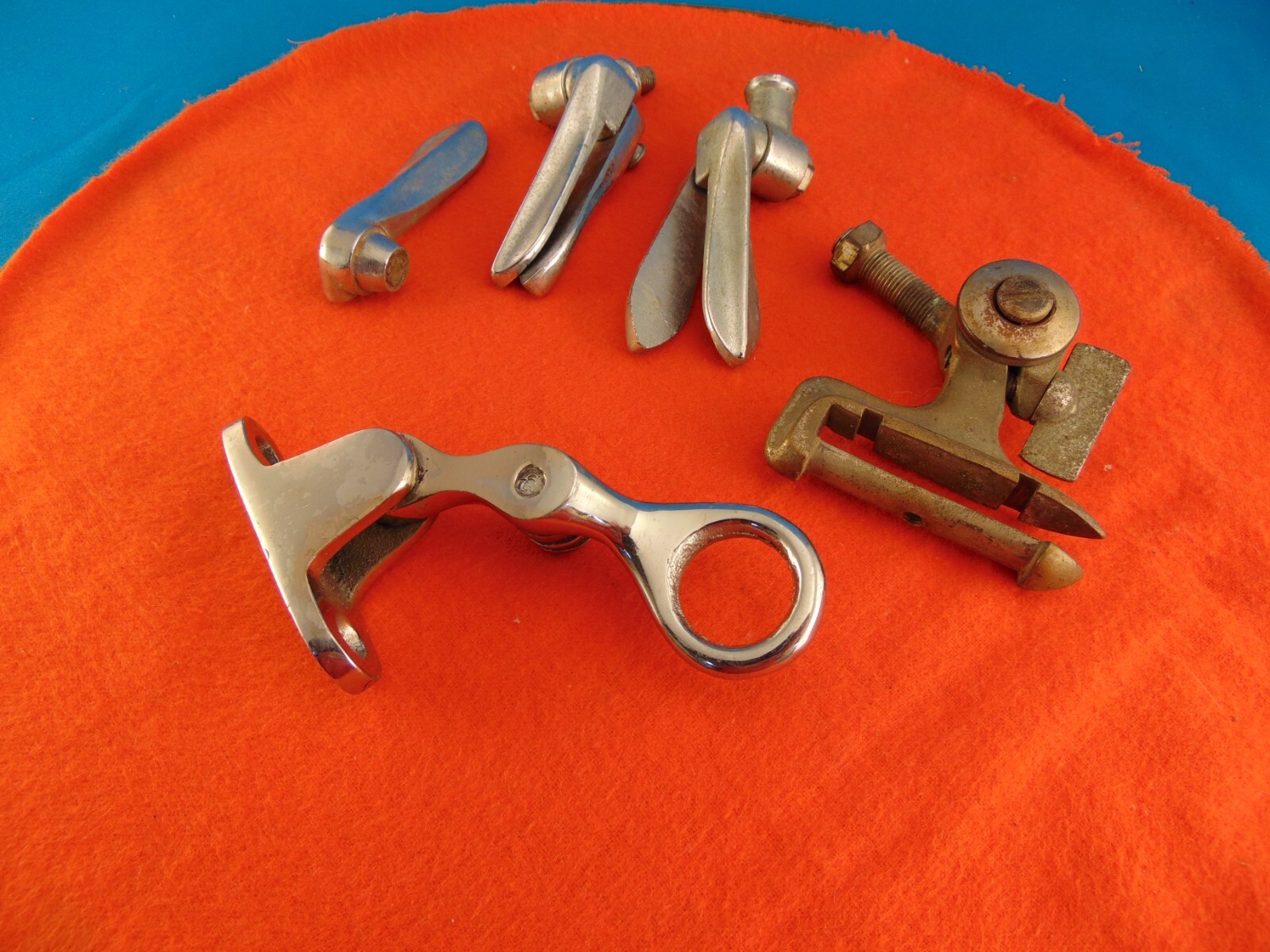 Assorted Antique Car Wind Wing Brackets Lot Application Unknown | eBay