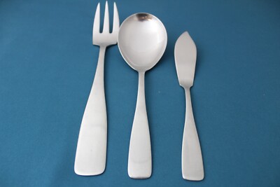 Bogelund Jensen Centa / BGJ1 Serving (3pc Set) Casserole Fork Satin Denmark