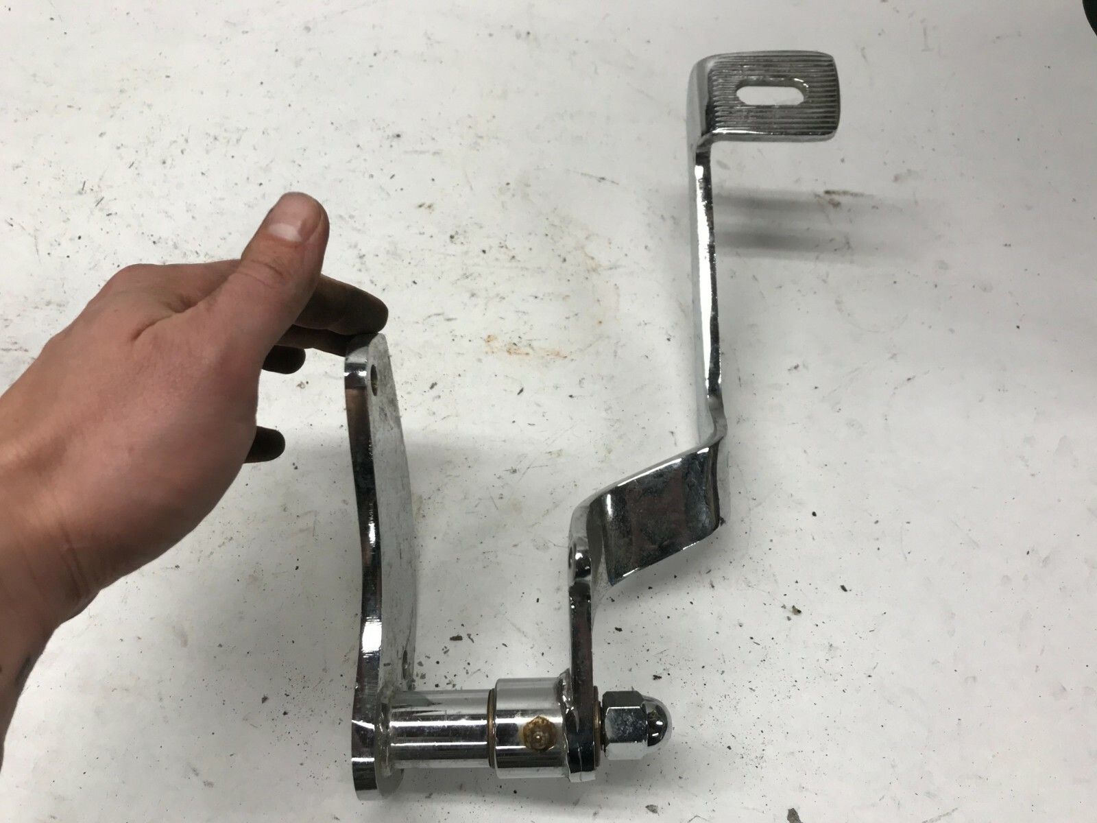 Harley-Davidson FXR forward controls Brake Side Only Chrome | eBay