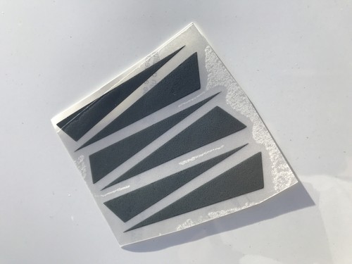 Mercedes Benz A C B GLA GLK CLA Class Gloss Light Grey Front Grille Star Decals - Picture 6 of 6