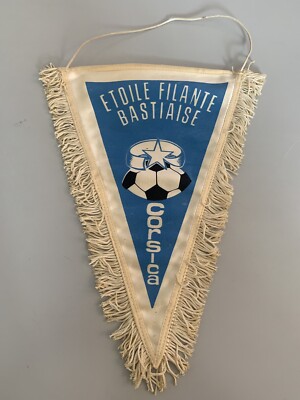 Etoile filante bastiaise Bastia grand fanion 1982 vintage
