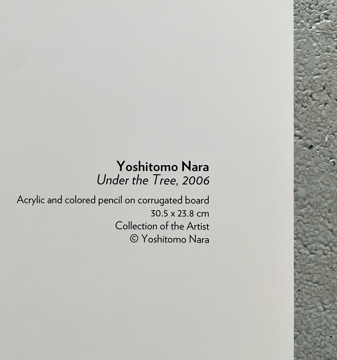 Yoshitomo Nara - Guggenheim Bilbao - Under the Tree - Poster 42 x