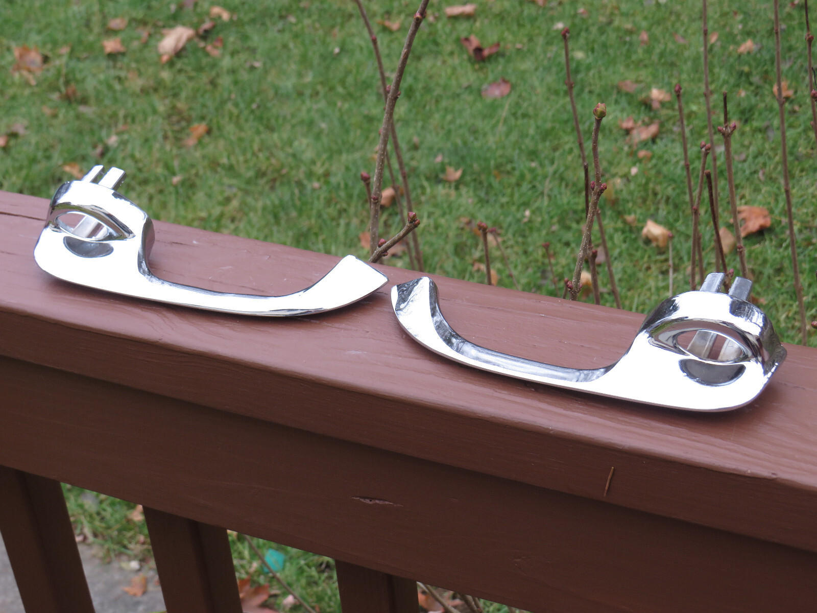 NOS GM CHROME DOOR HANDLES 6769 CAMARO FIREBIRD 6875 NOVA 3064224