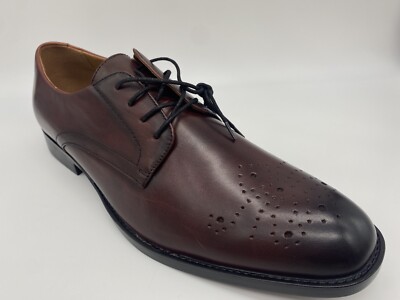 NEW Alfani Darwin Mens Leather Oxfords Shoes SZ 10.5 In  display picture 1