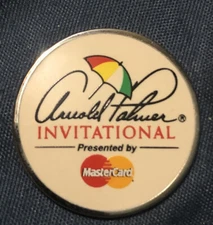 Arnold Palmer Invitational …Golf Ball Marker… 1 inch metal. VINTAGE! Circa 98