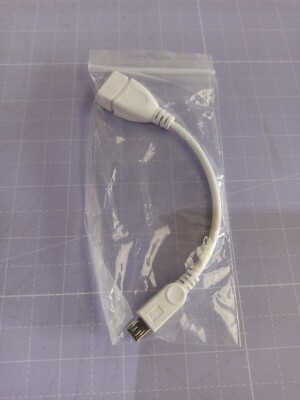Raspberry Pi Zero USB Adapter Weiß USB OTG Host Kabel 10stück (1st/0.6 )