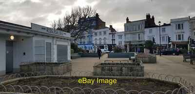 Foto 12x8 Ryde Pier Cafe und Esplanade starke Winde, mit freundlicher Genehmigung von Storm Fran c2022