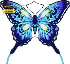 55" Butterfly Kite for Kids and Adults Large Kite Easy to Fly Beginners Single L