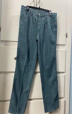Vintage Rocky Mountain Jeans High Rise Green Western Women  s 34X34 