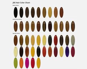 Jas Hair Color Chart