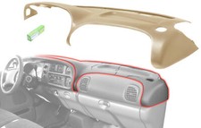 New Dash Cover for 1998-2001 Dodge Ram 1500   Tan