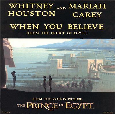 Mariah Carey/Whitney Houston - When You Believe (CD 1999) VGC 4