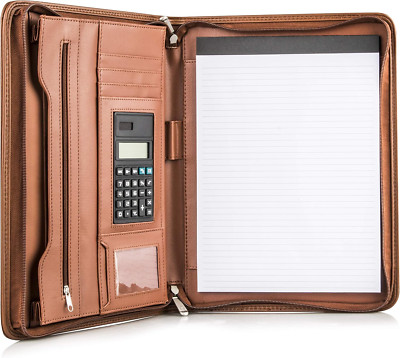 Premium Business Portfolio with Zipper   Padfolio - Superior Business Impression
