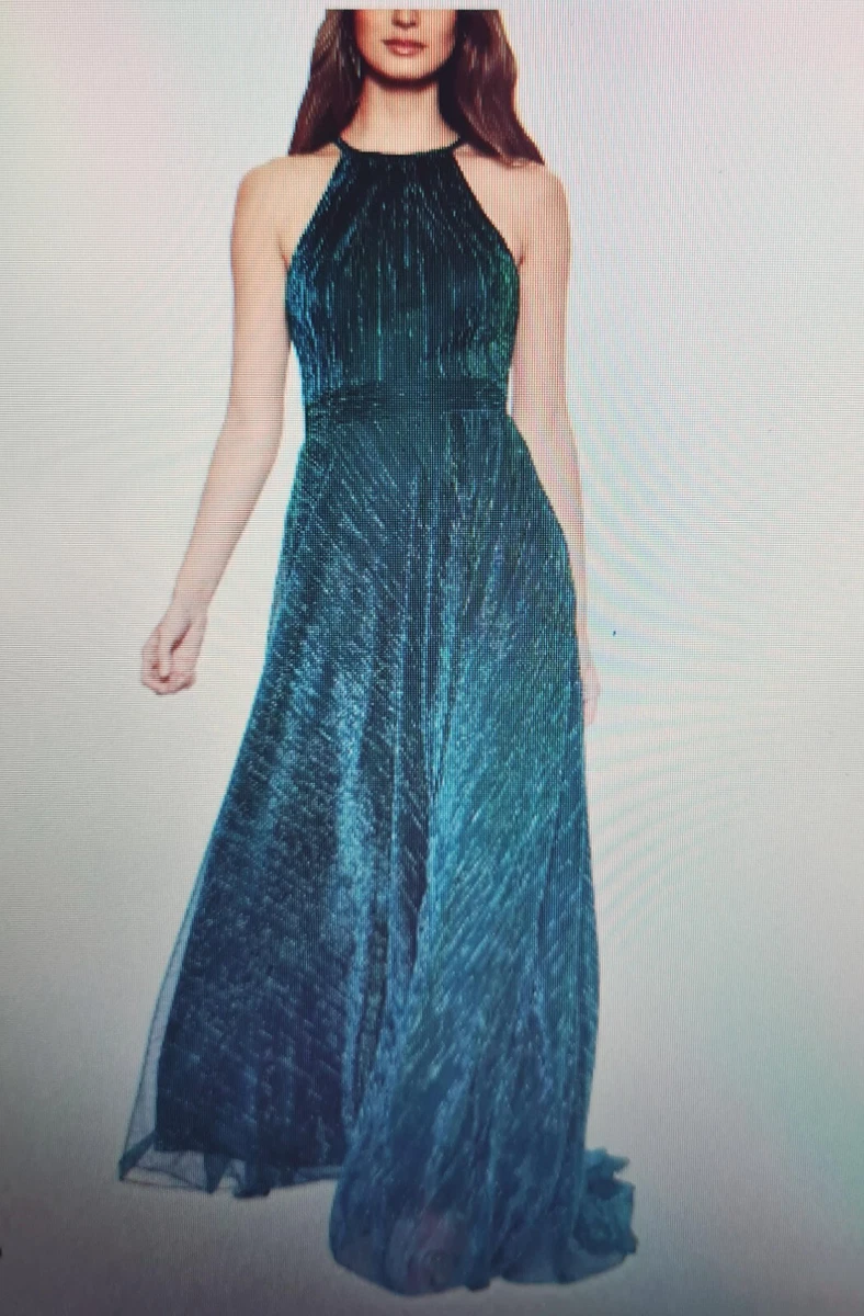 Betsy and adam metallic dress cheap