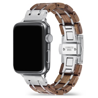 koa wood apple watch band