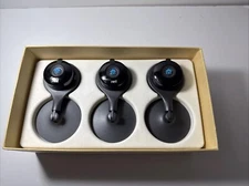 NEST Cam Indoor Smart Security Camera (3 Pack) Model NC1104US - Tested Mint Cond