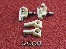 Vintage Team Associated RC10T Steering Caster Block Rear Hub Carriers. #0408