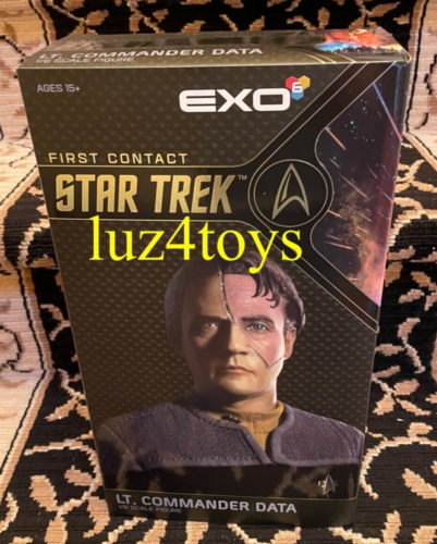 EXO-6 Star Trek primo contatto lt. Commander Data Modellino scala 1/6 nuovo - Foto 1 di 9