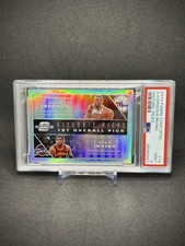 Kyrie Irving Allen Iverson 2019 Panini Optic Historical Picks Silver Prizm PSA 9