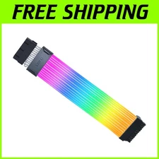 Strimer Wireless 24 Pin RGB Power Extension Cable - 12.4 Inch, 2.4 GHz Control