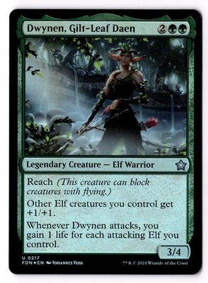 Dwynen, Gilt-Leaf Daen 217 Foundations Foil NM