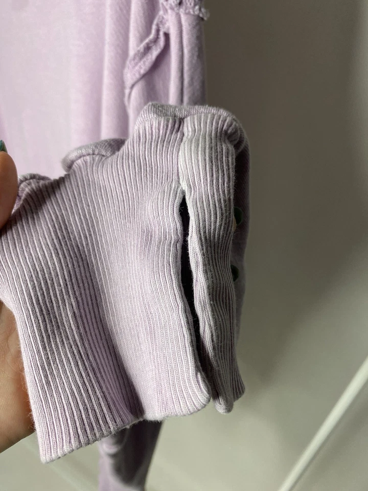 We The Free People Camden Sweatshirt Women's Medium Purple Oversize Boho Top - Image 2 of 4