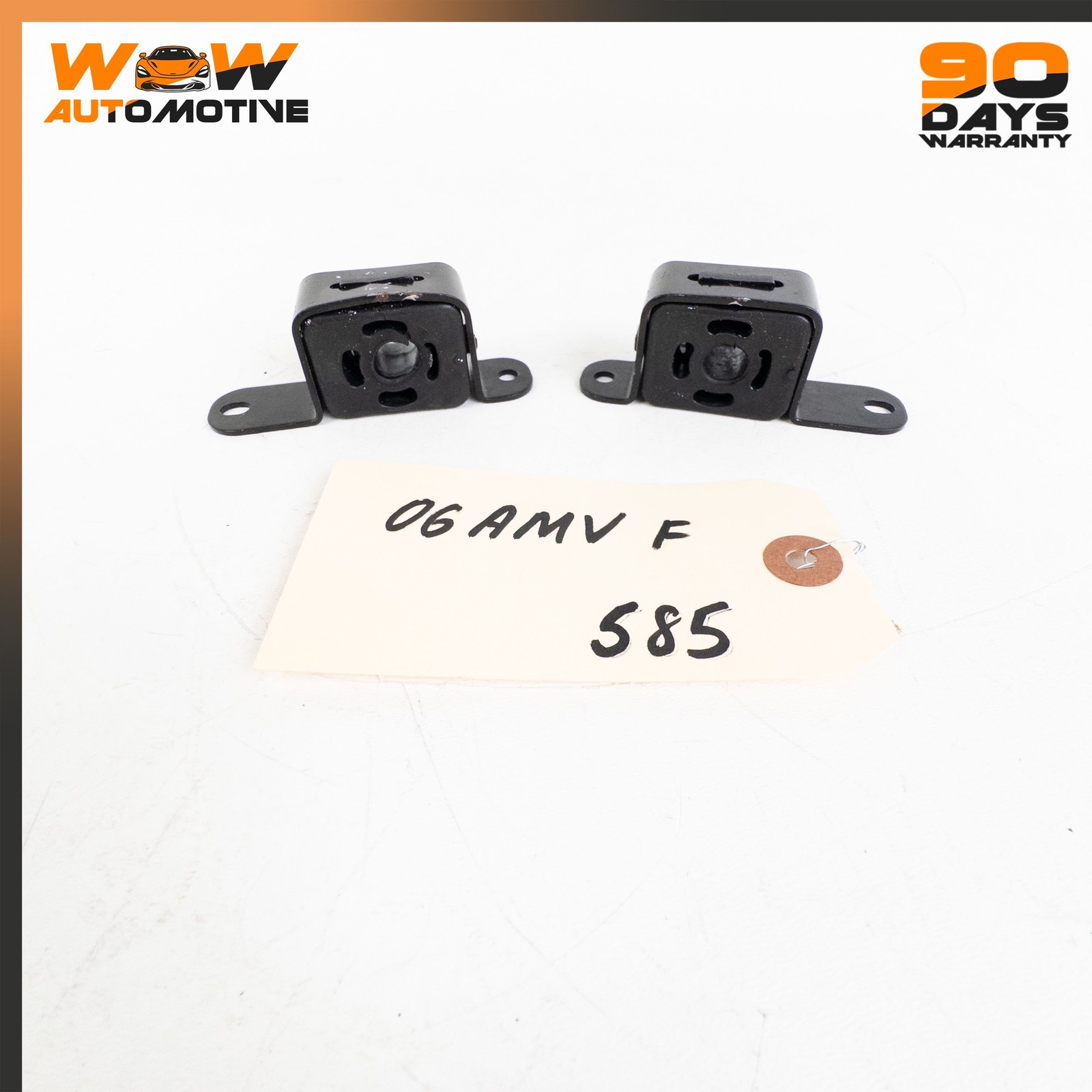 05-26 ASTON MARTIN V8 VANTAGE DB9 FRONT LEFT RIGHT EXHAUST SYSTEM HANGER SET OEM